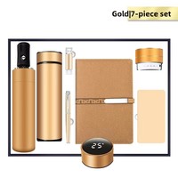 Coffret Cadeau d'Affaires Personnalisé Luxe Léger – Tasse Isotherme, Carnet, Clé USB, Boîte Cadeau – Matériel Métallique – Fête des Pères, Nouvel An