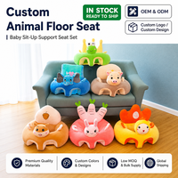 Offre Spéciale dessin animé infantile apprentissage chaise Anti-chute taille Protection salle à manger siège dossier éducation précoce en peluche jouets en peluche