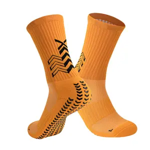 Grip Sock Football Professional Non-slip Training Custom Socks Men Women Friction Towel Bottom Socks Soccer