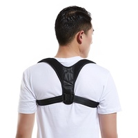 Correcteur de posture pour adulte, plaque de soutien en néoprène respirant, noir, imperméable, isolant, ceinture de maintien tendance pour un dos droit et une posture positive