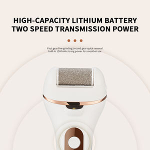 Elektrische Kallus entferner füße mit wiederauf ladbarem wasserdichtem 10-in-1-Pediküre mit 3 Fußpflege werkzeugen für Rollen köpfe - Product Image 6