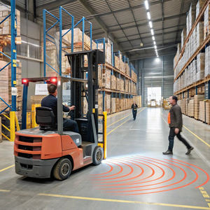 Система предупреждения о приближении вилочного погрузчика, радиолокационный погрузчик с миллиметровой волной, сигнализация приближения, системы безопасности пешеходов - Product Image 1