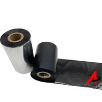 Tinta exterior cintas de transferencia térmica resina código de barras impresión de código QR para impresora de código de barras