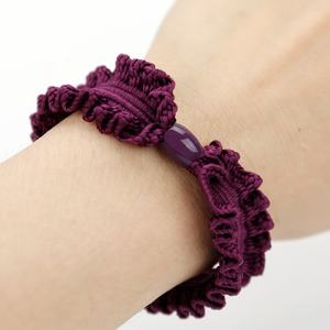 كوريا حلوة مرنة مضفر القوس الكبير زهرة سوار الشعر التعادل الرأس حبل الشعر Scrunchies للنساء - Product Image 5