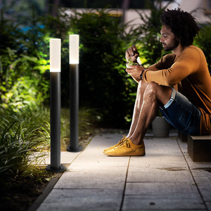 Aluminum Outdoor Waterproof Lawn Light 7W Garden <b>Pathway</b> Bollard Lamp Villa Courtyard Landscape <b>Lighting</b> - Product Image 2