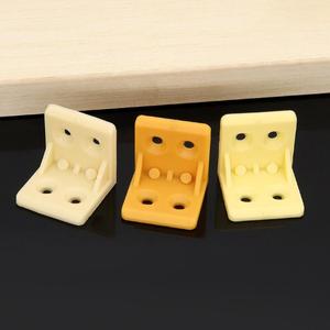 Medium-Sized L-Shaped Plastic Shelf Support Connector Thickened Right-Angle 90 Degrees for Furniture & Wardrobe Partitions - Product Image 1