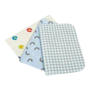 2 упаковки от производителя, Удобная подкладка для кровати, толстые подушечки для кормления, моющаяся подкладка, детский пеленальный коврик