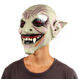 <span class=keywords><strong>Maschera</strong></span> in Latex da Vampiro con Sopracciglia Bianche Spaventose per Costume di <span class=keywords><strong>Halloween</strong></span> e Natale - Product Image 5