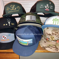 OEM Chapeau en polyester à trous découpés au laser, 7 panneaux, à bord plat, Gorras, étanche, vente en gros, haute qualité