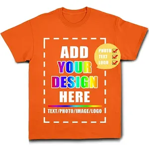 Customized Marketing Business Company Giveway Employees Cotton Sublimation T Shirt Promotional Item