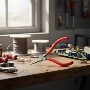 Alicates de punta larga 127 C para corte de cables de precisión para reparación eléctrica - Product Image 3