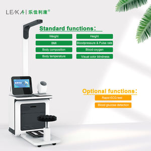 LEKA Hochwertige Intelligente Krankenhaus-Ganzkörper-Untersuchungsmaschine LCD-Stahlkonstruktion OEM/ODM / Ganzkörper-BMI-Analysegerät - Product Image 3