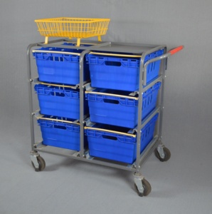 Carro de manipulación de suministros de almacenamiento y supermercado para una recogida eficiente - Product Image 3