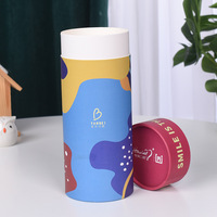 Tubes en carton recyclé biodégradable pour poudre libre et parfum, couleurs personnalisées, emballage cosmétique, design de marque