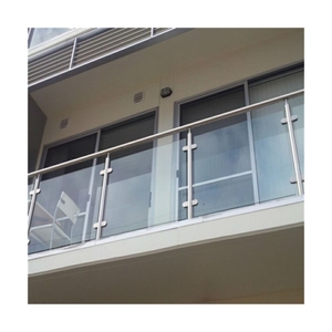 Garde-corps de poteau en acier inoxydable, prix le plus bas, clôture en aluminium de chine, noir, économique, 304s. S, Balustrade de poteau en verre - Product Image 6