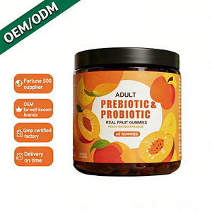 HDK Probiotic Gummy per la Salute Digestiva, Supporto Immunitario, Integratore Alimentare per Bambini e Adulti, Gusto Frutta, Benessere Intestinale - Product Image 1