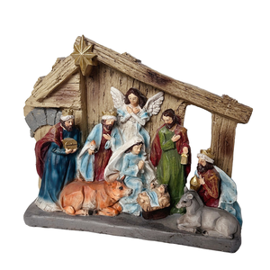 Regalos <span class=keywords><strong>de</strong></span> <span class=keywords><strong>Navidad</strong></span>, <span class=keywords><strong>casa</strong></span> <span class=keywords><strong>de</strong></span> madera creativa, pesebre, adorno <span class=keywords><strong>de</strong></span> <span class=keywords><strong>nacimiento</strong></span>, decoración <span class=keywords><strong>de</strong></span> habitación <span class=keywords><strong>de</strong></span> estudio, artesanías <span class=keywords><strong>de</strong></span> resina - Product Image 1