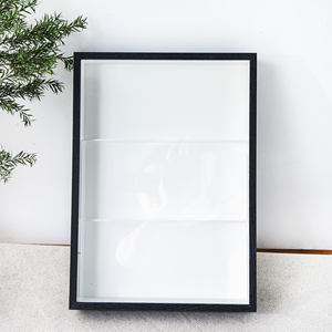 Thủ công bền 5 cm dày rỗng MDF khung hộp bóng 6 màu in kỹ thuật số để hiển thị bộ sưu tập yếu tố trang trí - Product Image 2