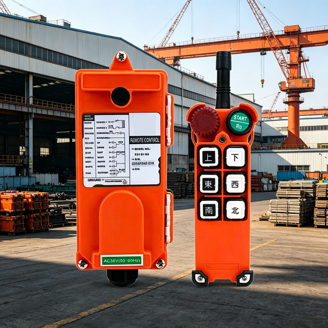F21-E1 Industrial Wireless Remote Control Set, Heavy-Duty Crane Remote for Hoist, Overhead Crane & Lifting Gear