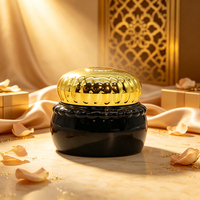 Pot en verre de luxe en gros avec couvercle hermétique, pot cosmétique personnalisé avec logo pour produits de beauté haut de gamme