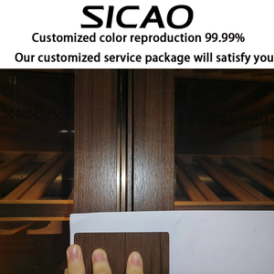 Étagères de cave à vin murales modernes personnalisées, design de cave à vin, étagères murales de bar, étagères suspendues pour spiritueux, armoire réfrigérée - Product Image 3