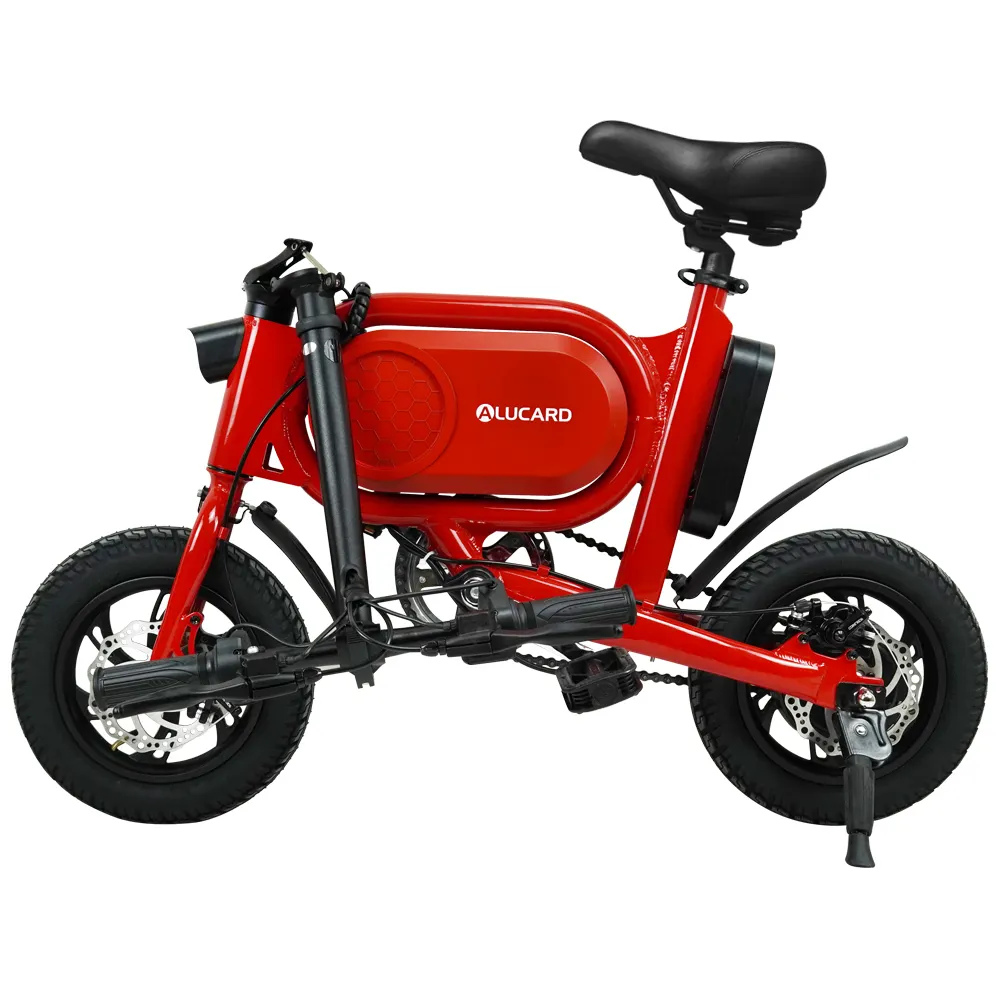 C-STAR Assist Distance Range 45KM Mini Foldable Electric Bike With Kick Stand And Pedal,Bell