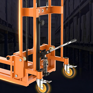 Gerbeur manuel hydraulique compact 1 tonne 2 tonnes, chariot élévateur à palettes réglable pour entrepôt, kit professionnel neuf et populaire - Product Image 4
