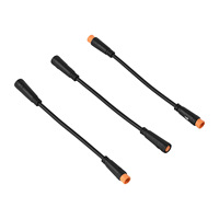 Connecteur étanche 3 broches mâle-mâle, femelle-femelle, câble d'extension pour vélo électrique, trottinette électrique, adaptateur de câblage