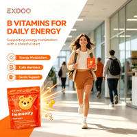 Permen Imunitas dengan Ekstrak Elderberry Setara 360mg Per Sajian Vitamin C 50mg Vitamin D3 Campuran Sinergis Seng