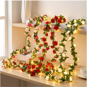 ไฟ LED รูปดอกกุหลาบพร้อมไฟประดับสำหรับตกแต่งแขวนเพดานเดสก์ท็อป 8778987654 - Product Image 1