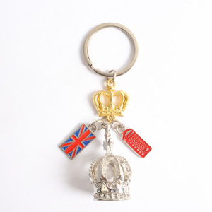 Londres métal porte-clés <span class=keywords><strong>voyage</strong></span> Souvenir cadeau porte-clés Royaume-Uni Big Ben cabine téléphonique Bus couronne Union Jack pièces britanniques breloques porte-clés - Product Image 4