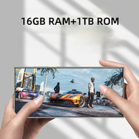 S25 Ultra, Teléfono Inteligente para Juegos Personalizable con Pantalla LED FHD de 6.9 Pulgadas y 120 Hz, 16 GB + 1 TB, 5G LTE, Android 13 y Carga de 120 W