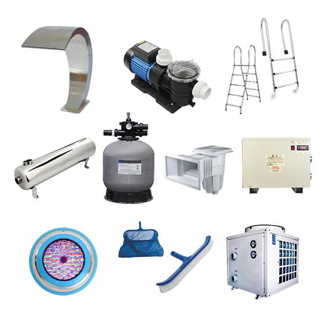Wholesale Factory Price Full Set Swimming Pool Equipment Accessories pool filter