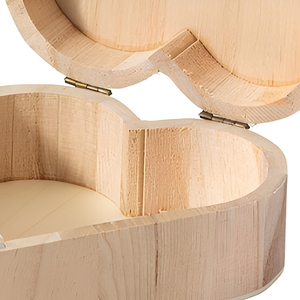 Boîte <span class=keywords><strong>en</strong></span> <span class=keywords><strong>bois</strong></span> naturel <span class=keywords><strong>en</strong></span> forme de cœur avec couvercle <span class=keywords><strong>à</strong></span> charnières, boîte <span class=keywords><strong>à</strong></span> <span class=keywords><strong>bijoux</strong></span> <span class=keywords><strong>en</strong></span> <span class=keywords><strong>bois</strong></span> vierge <span class=keywords><strong>en</strong></span> forme de cœur pour cadeau de demande <span class=keywords><strong>en</strong></span> mariage, emballage artisanal DIY - Product Image 4