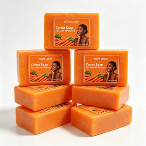 Carrot <b>Soap</b> For Skin Whitening 200g <b>Soap</b> Bars Private Label Low MOQ Hyperpigmentation Dark Spot Remover <b>Soap</b> - Product Image 6