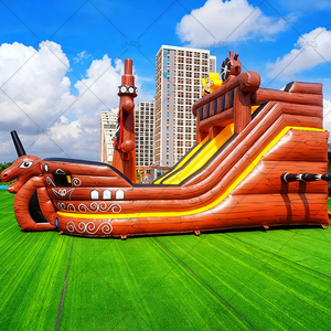 Commerciale gonfiabile nave <span class=keywords><strong>pirata</strong></span> scivolo d'acqua per bambini parco giochi all'aperto materiale PVC protetto UV facile configurazione grandi scivoli d'acqua - Product Image 2