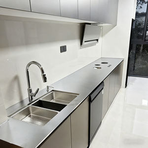 Estación de Mezcla de Acero Inoxidable 316 Resistente al Agua con Almacenamiento Integrado de Gran Capacidad para Hostelería - Product Image 5