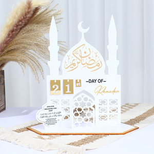Acrylic ramadan Quà Tặng đếm ngược lịch bên nhà trang trí 30 ngày để EID DIY EID ramadan Quà Tặng - Product Image 1