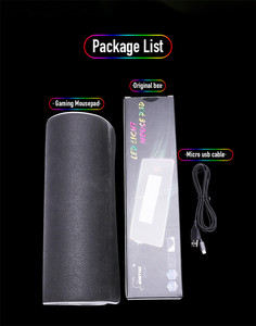 Wave Japan Art <span class=keywords><strong>RGB</strong></span> Gaming Mauspad Gamer LED-Beleuchtung USB Mouse pad Buntes rutsch festes Schreibtisch pad XXL XXL XXL <span class=keywords><strong>RGB</strong></span>-Matte - Product Image 6