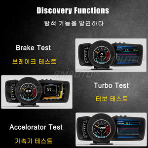 HUD OBD2 Multifunción: Medidor de Presión de Turbo, Temperatura de Aceite, Sistema de Alarma y Computadora de Abordo para Coche - Product Image 3