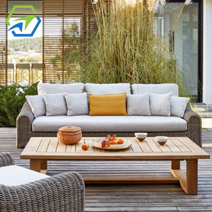 Ensemble de canapés en rotin tressé en aluminium de style japonais pour hôtel et mobilier de jardin avec salle à manger <span class=keywords><strong>sur</strong></span> la <span class=keywords><strong>terrasse</strong></span> - Product Image 5