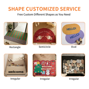 <span class=keywords><strong>Tapis</strong></span> d'entrée modernes imprimés de luxe, antidérapants, faciles à nettoyer, de tailles et formes personnalisées, pour la maison, l'hôtel, le bureau - Product Image 3