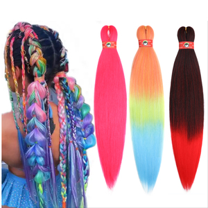 Super Braib Kanekalon, tresses définitionnées, postiche en fibre Kanekalon, faible chaleur, cheveux à tresser Kankelon pré-étirés, marque privée - Product Image 1