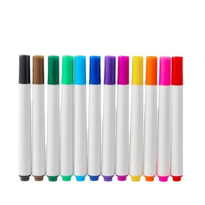 Mini rotulador de pizarra blanca de marca, tinta negra, borrado en seco, uso escolar y de oficina, logotipo personalizable certificado EN71, venta directa - Product Image 5