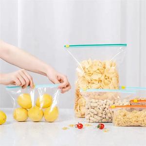 Sacs de congélation transparents à double fermeture éclair, refermables, pour le stockage des aliments - Product Image 2