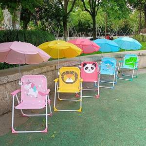 Sillas de Playa Estilo Campestre para Niños, con Apertura Manual, Estructura de Hierro y Material Pongee, Ideales para Regalos - Product Image 5