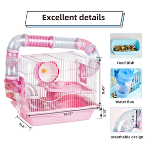 Ventes chaudes - Cage à hamster multifonctionnelle à double étage - Product Image 4