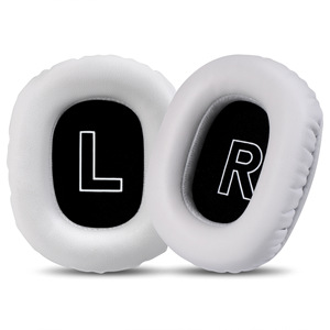 Coussinets d'oreille de remplacement en cuir protéiné/velours (noir/gris/rose) doux et respirants pour casque Logitech G Pro X 2 - Product Image 5