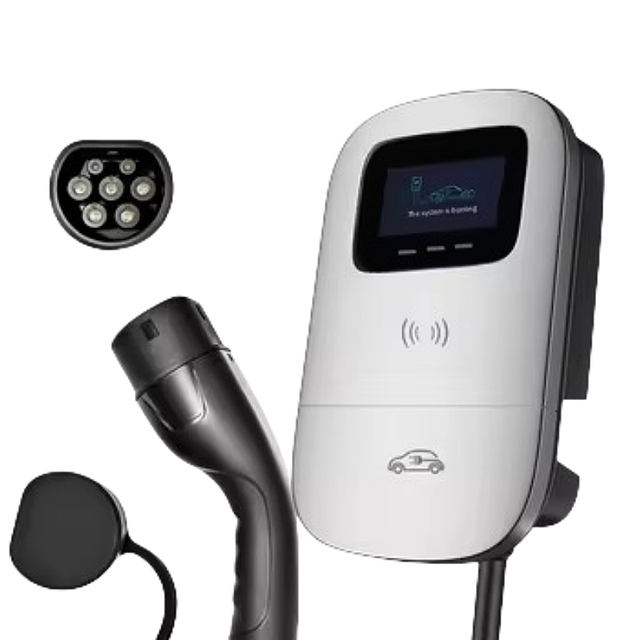 Wholesale 11kw Charger 32A Type 2 Electric Wallbox Ev Charging Station Electric Vehicle Charging Screen 220V Phase WiFi APP
