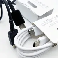 Cable USB-C a USB-C de Carga Rápida 3A y Sincronización de Datos para Teléfonos Móviles S23/S21/S20 Plus/S23 FE/S24 Ultra/A14/A54